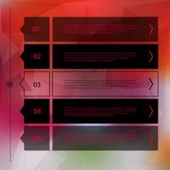 Abstract timeline infographics template with unfocused texture