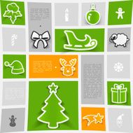 Christmas sticker infographic N24