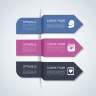 Modern arrow infographic elements N3