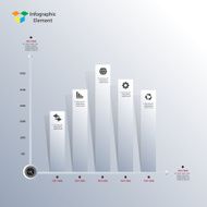 Infographics web design Modern template N6