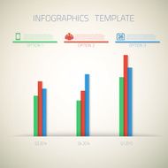 Web Infographic Timeline Bar Template Layout With Vector Icons