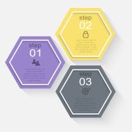 Vector colorful info graphics for your business presentations N191