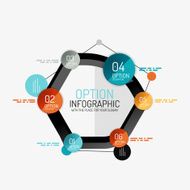 Minimal Line Design Office Web Infographics N31