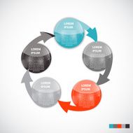Infographic Templates for Business Vector Illustration N695