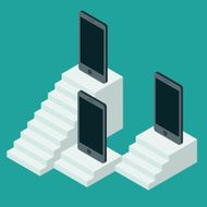 Social network and technology concept N4