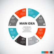 Infographic Templates for Business Vector Illustration N724