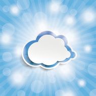 Blue Sky Rays Cloud