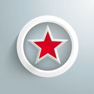 Red Star White Ring