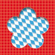 Bavarian Colors Background Design Flower
