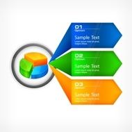 Color infographic elements