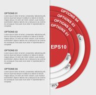 Vector infographic design elements N8
