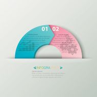 Infographics Business circle template N6