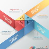 Modern infographics options banner N344