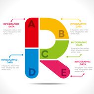 creative alphabet info-graphics N6