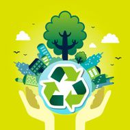 illustration concept of ecology N2