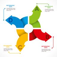creative arrow info-gaphics