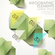 abstract triangle infographics N3