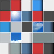 Background made of colorful squares