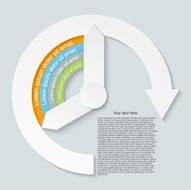 Abstract paper infographic N40