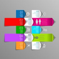 Vector abstract squares background illustration