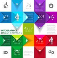 Vector abstract squares background illustration N2