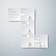 Infographics vector design template N181