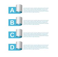Sticker realistic design elements