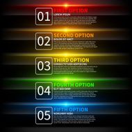 Abstract infographics banner design N2