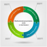 modern puzzle circle infographics options banner