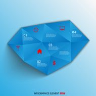 Geometric infographic