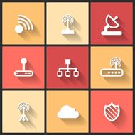 Vector design flat icons N5