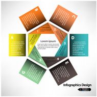 Modern colorful infographics options banner N2