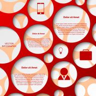 Vector abstract infographic Modern design template N2