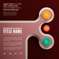 Abstract infographics design N29