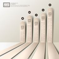 vector abstract 3d paper infographics N25