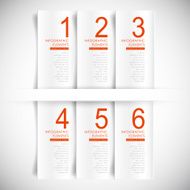 vector abstract 3d banner infographics N2