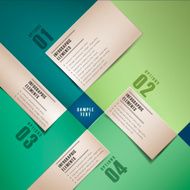 vector abstract 3d paper infographics N27