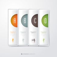 Infographics vector design template N183