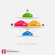 Set of business infographics N13