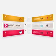 Set of business infographics N16