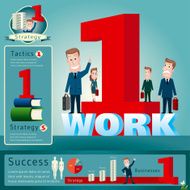Business man infographics vector illustration N4