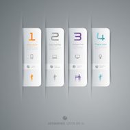 Infographics vector design template N186