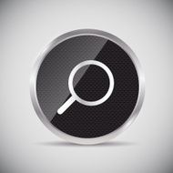 Shine glossy computer icon vector illustration N5