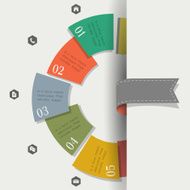Infographics and web design template N2
