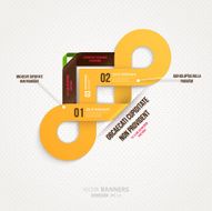 Abstract infographics design N34
