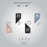 Abstract paper infografics vector N2