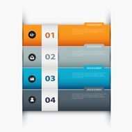 Vector folder and index on white background