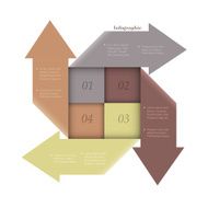 Infographics design template N43