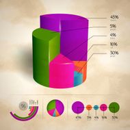 Business diagram template with text fields N12