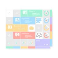 Trendy design infographic N4